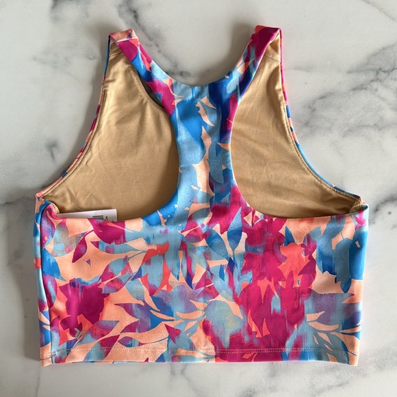 Old Navy Girls PowerSoft Longline Sports Bra TROPICAL PEACH - NWT - Picture 3 of 3